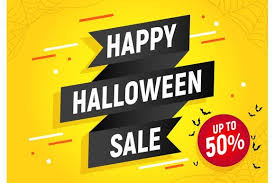 Download Happy Halloween Sale Discount Card Graphic By Fox Design Creative Fabrica SVG Cut Files