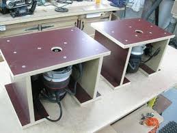 Two Tiny Dedicated Router Tables Router Table Diy Router Table Homemade Router Table