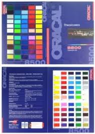 oracal 8500 colour card