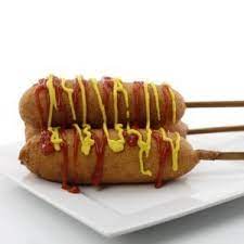 Corn Dog Recipe Dudefoods Com Corn Dogs Corndog Recipe Food