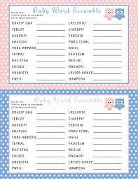 Baby Shower Word Scramble Game Printable Baby Shower Games Etsy Funny Baby Shower Games Baby Shower Funny Trendy Baby Shower Themes