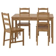 Jokkmokk Table And 4 Chairs Antique Stain Ikea Ikea Dining Ikea Dining Table Kitchen Table Settings