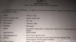 Laporan dugaan pencemaran nama baik yang dibuat ahok melalui kuasa hukumnya itu teregister dengan nomor lp/2885/v/yan 25/2020/spkt pmj komisaris utama pt pertamina (persero) basuki tjahja purnama alias ahok melaporkan dugaan pencemaran nama baik ke polda metro jaya. Dipolisikan Fahd Laporkan Balik Ketua Golkar Dki Ke Polda Metro