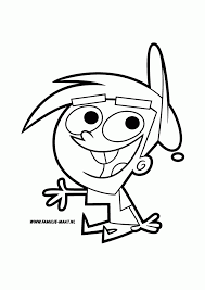 Draw a wavy line for the bottom of the bass. Timmy Turner Coloring Pages Coloring Home