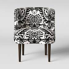Get it as soon as tue, jun 15. Clary Curved Back Accent Chair Black White Animal Icon Opalhouse Target