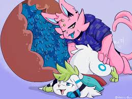 pink (nasty-pink 🟦☁️) в X: „The other winner from my raffle! This one is  for @ShayBreon and a friend 💕 plus a cum version! nsfw nsfwart pokemon  pokefusion shaymin umbreon espeon eevee 