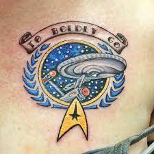 I did a star trek tattoo and i loved it and now my brother said no matter how beautiful it is or how beautiful the meaning is, it's stupid to make a tattoo out of something i've known for only 3 years. Instagram Photo By Judith White Jun 8 2014 At 1 51pm Utc Star Trek Tattoo Tattoos Star Tattoos