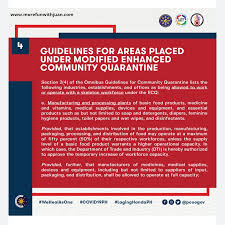 Maybe you would like to learn more about one of these? Info Mecq Guidelines Modified Enhanced Community Quarantine It S More Fun With Juan