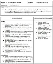 Administrative manager job description template. Facebook