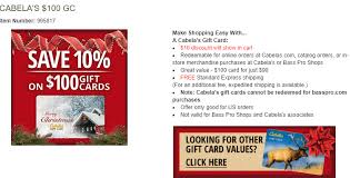 There are currently 6 cabela's online coupons reported by cabela's. Cabela S Gift Card Promotion 100 Gift Card For 90