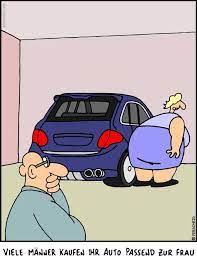 Gnadenlos, gemein und mit der zeichenfeder stets hart am abgrund, das ist ein echter perscheid! Many Men Buy Their Car Similar To Their Own Wifes C Perscheid Lustig Lustige Cartoons Witze Lustig