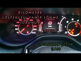 Fiat Egea Kilometre Gosterge Yanip Sonme Sorunu Cozum Youtube