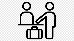 More than 321,325 free vector icons in one place. Computer Icons Airport Check In Hotel Receptionist Hotel Text Desktop Wallpaper Share Icon Png Pngwing