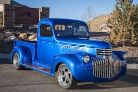 Image result for Blue 1946 Truck