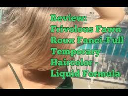 review frivolous fawn roux fanci full temporary haircolor liquid formula