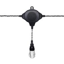 Honeywell Outdoor Indoor 36 Ft 18 Bulb Filament Led String Light With Bluetooth Speaker Bt0554ff0810 The Home Depot