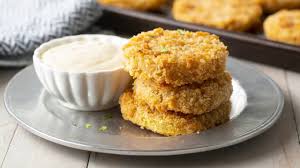 For that crisp and hot combo, simply set your oven to 250 °f and place the fried green tomatoes on a cooling rack. Oven Fried Green Tomatoes Recipe Youtube