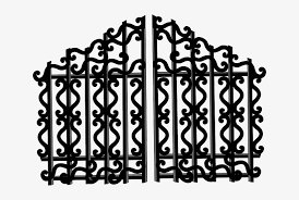 Beside private condo apartment, dbss and hdb flat front gate make of wrought iron, stainless steel design are not only provide effective security wrought iron gate with color flowers and higher ground. Fence Door Barricade Entrance Gate Iron Portal Entrance Clipart Png Transparent Png 640x472 Free Download On Nicepng