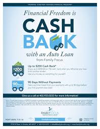 Cash Back Auto Loan Promo Marketing Credit Unions Car Loans Credit Union Marketing Credit Union