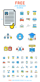 Free Job Seeker Icons 40 Icons Ai Svg Eps Png Omahpsd Job Seeker Icon Icon Design