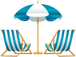 Beach Umbrella With Chairs Free Png Clip Art Image Fishing Umbrella Clip Art Umbrella