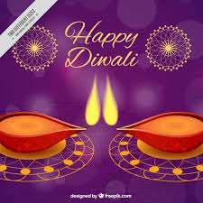 Purple Diwali Background Vector Free Download