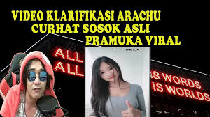 Klarifikasi arachu pramuka viral! sosok asli arachuu muncul!