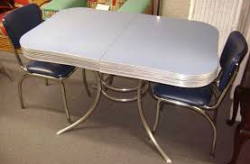 1950 Chrome Tables 1950 S Chrome Table W Chairs No Leaf Dinette Sets Retro Dining Table Chrome Dining Set