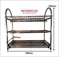 We would like to show you a description here but the site won't allow us. 3 Tier Dish Rack Kitchen Organizers Metrostar Hardware