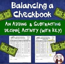 Balancing A Checkbook Activity Part Of Classroom Economy Unit Classroom Economy Basic Math Skills Education Skills