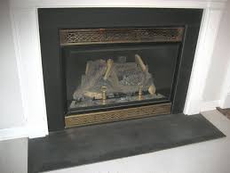 / case) add a splash of contemporary styling to your add a splash of contemporary styling to your decor with this 12 in. Black Slate Fireplace Surround Slate Fireplace Black Slate Fireplace Fireplace Surrounds