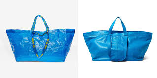 Ikea Had A Great Reaction To Balenciaga Making A 2 145 Version Of Its 99 Cent Blue Bag Chic Black Bag Bags Balenciaga Bag