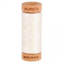 Aurifil 6722 Sea Biscuit Cream White Neutral Mako 80 Weight Wt Etsy Hand Applique Aurifil Quilting Thread