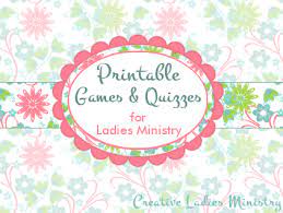 Free bible lessons for adults both online and printable including bible studies for women and men. Free Printable Women S Ministry Games Womens Ministry Bible Women Womens Bible Study