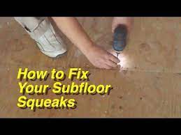How To Fix Your Plywood Subfloor Squeaks For Laminate Flooring Installation Mryoucandoityourse Types Of Wood Flooring Wood Floors Wide Plank Fix Squeaky Floors