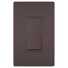 Radiant 15a Single Pole Switch Dark Bronze Cut Case Legrand