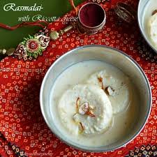 Divya S Culinary Journey Rasmalai With Ricotta Cheese Ricotta Cheese Recipes Rasmalai Recipe Ricotta Indian Desserts