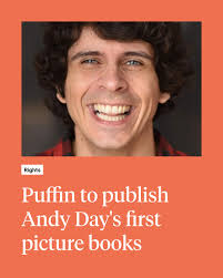 Puffin Books is set to publish the first picture books from Dino Dad author  Andy Day, with Alex Patrick as illustrator. The first title