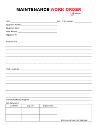 This excel work order template is specifically designed for maintenance orders and includes sections for describing work details, labor. Excel Maintenance Form Template Free 27 Maintenance Checklist Templates In Pdf Ms Word Excel Apple Pages Google Docs Free Excel Templates To Help You Create Spreadsheets With Ease