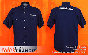 Padanan warna biru dan kuning gambar unduh gratis imej. Desain Seragam Kerja Lapangan Model Forest Ranger Samarinda