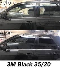 3m Black Window Tint 35 20 Before And After Photos Ford Territory Tinted Windows Car Car Window Tinted Windows