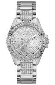 GUESS Crystals Stainless Steel Multifunction W1156L1 - E-oro.gr GUESS  ΓΥΝΑΙΚΕΙΑ ΡΟΛΟΓΙΑ