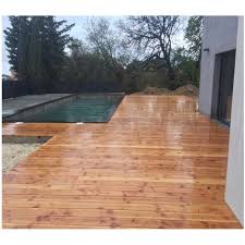 Lame de bois terrasse piscine. Lame De Terrasse Bois Douglas Lineo 28x145mm Hors Aubier Lisse 4m