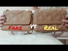 Fake Vs Real Tory Burch Soft Fleming Comparison Youtube