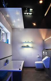 Badezimmer Mit Schwarz Glanzender Spanndecke Und Swarovski Sternenhimmel Www Spanndecken Bamberger De Spanndecken Decke Badezimmer