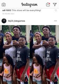 Pin By Aurora Chini On L A Lakers Lebron James Jr Lebron James And Wife Lebron James Family