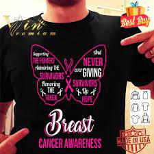 Quotes can be a powerful communication tool, but they may not be the right option for your breast cancer event or promotional items. Butterfly Inspiring Quotes Cool Breast Cancer Awareness Gift Shirt Hoodie Sweater Longsleeve T Shirt