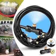Walk along the lines and check the welded nozzles for bleeding. Amazon Com Bybag Misting Cooling System Water Misters For Diy A Cooling Outdoor Patios 33ft 10m Mist Line 10 Brass Misting Nozzles A Brass Adapter For Outside Patio Garden Greenhouse Trampoline Sprinkler