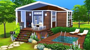 Luxurious Tiny House The Sims 4 Speed Build Youtube