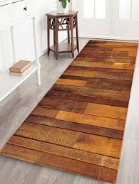 Wood Grain Printed Area Rug Flooring Cheap Interior Design